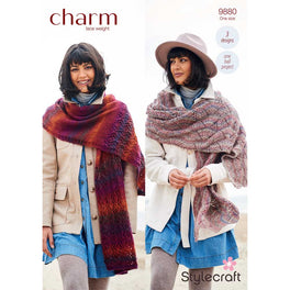 Shawls in Stylecraft Charm - Digital Version 9880
