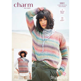 Sweater and Tank Top in Stylecraft Charm - Digital Version 9881