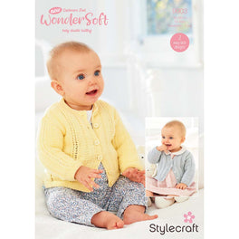 Babies Cardigans in Stylecraft New Wondersoft Dk