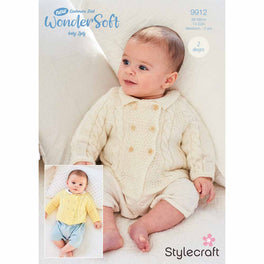 Babies Jackets in Stylecraft New Wondersoft 3ply - Digital Version 9912
