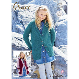 Jackets in Stylecraft Grace Aran - Digital Version 9933