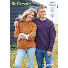 Sweaters in Stylecraft ReCreate Chunky - Digital Version 9950