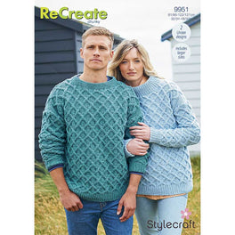 Sweaters in Stylecraft ReCreate Chunky - Digital Version 9951