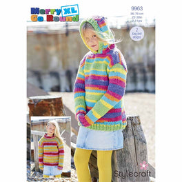 Sweater and Hoodie in Stylecraft Merry Go Round XL - Digital Version 9963
