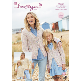 Sweater and Cardigan in Stylecraft Love You Aran -Digital Version 9972