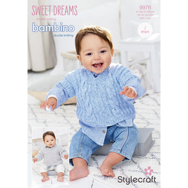 Sweater and Tank Top in Stylecraft Sweet Dreams & Bambino Dk - Digital Version 9976