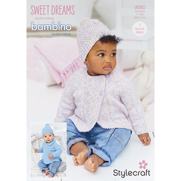 Jackets and Hat in Stylecraft Sweet Dreams & Bambino Dk - Digital Version 9980