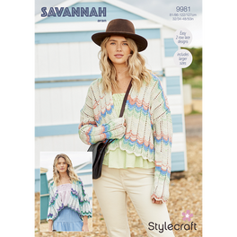 Cardigans in Stylecraft Savannah Aran - Digital Version 9981