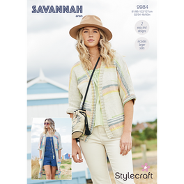 Cardigans in Stylecraft Savannah Aran - Digital Version 9984