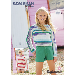 Hoodie and Sweater in Stylecraft Savannah Aran - Digital Version 9986