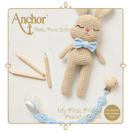 Anchor Baby Pure Cotton My First Friend Crochet Kit - Peaceful Rabbit