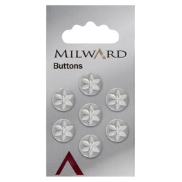 Milward Carded Buttons: 12mm - Pack of 7 - 00016