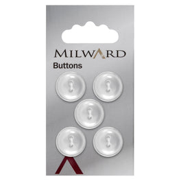Milward Carded Buttons: 16mm - Pack of 5 - 00042