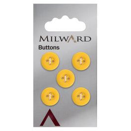 Milward Carded Buttons: 12mm - Pack of 5 - 00053A