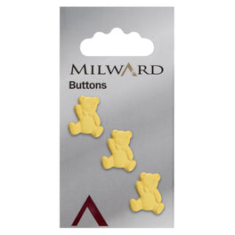 Milward Carded Buttons: 17mm - Pack of 3 - 00055