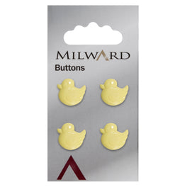Milward Carded Buttons: 13mm - Pack of 4 - 00056