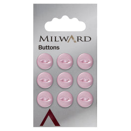 Milward Carded Buttons: 11mm - Pack of 9 - 00092