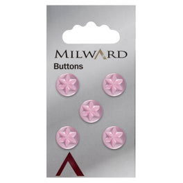 Milward Carded Buttons: 11mm - Pack of 5 - 00095