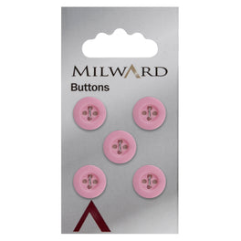 Milward Carded Buttons: 12mm - Pack of 5 - 00096A
