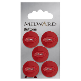 Milward Carded Buttons: 19mm - Pack of 5 - 00102