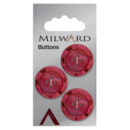 Milward Carded Buttons: 22mm - Pack of 3 - 00114