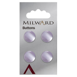 Milward Carded Buttons: 13mm - Pack of 4 - 00124