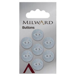 Milward Carded Buttons: 13mm - Pack of 7 - 00149