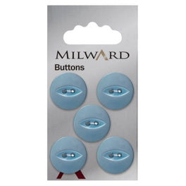 Milward Carded Buttons: 19mm - Pack of 5 - 00161