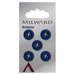 Milward Carded Buttons: 12mm - Pack of 5 - 00174A