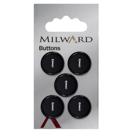 Milward Carded Buttons: 16mm - Pack of 5 - 00178