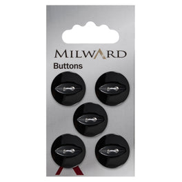 Milward Carded Buttons: 19mm - Pack of 5 - 00199