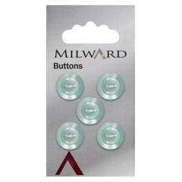 Milward Carded Buttons: 13mm - Pack of 5 - 00215