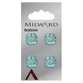 Milward Carded Buttons: 15mm - Pack of 4 - 00225