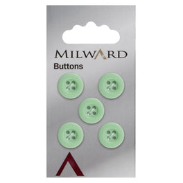 Milward Carded Buttons: 12mm - Pack of 5 - 00227A