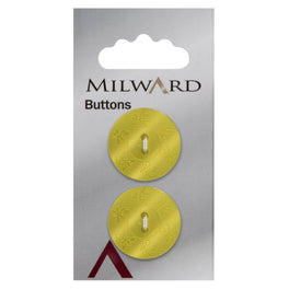 Milward Carded Buttons: 22mm - Pack of 2 - 00229A