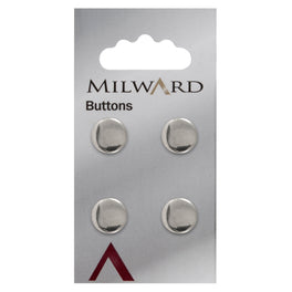 Milward Carded Buttons: 12mm - Pack of 4 - 00271
