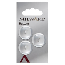 Milward Carded Buttons: 21mm - Pack of 3 - 00294