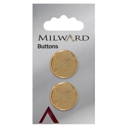 Milward Carded Buttons: 20mm - Pack of 2 - 00345