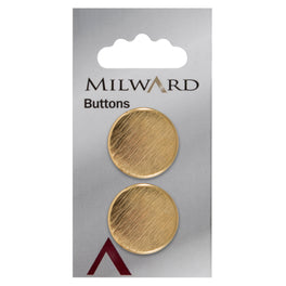 Milward Carded Buttons: 22mm - Pack of 2 - 00346