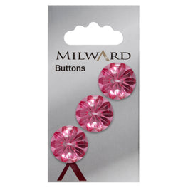Milward Carded Buttons: 17mm - Pack of 3 - 00374