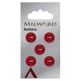 Milward Carded Buttons: 12mm - Pack of 5 - 00386