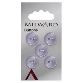 Milward Carded Buttons: 13mm - Pack of 5 - 00402