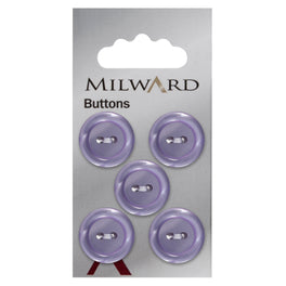 Milward Carded Buttons: 17mm - Pack of 5 - 00408