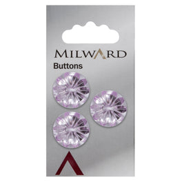 Milward Carded Buttons: 17mm - Pack of 3 - 00409