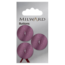 Milward Carded Buttons: 22mm - Pack of 3 - 00415B