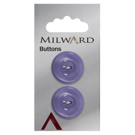 Milward Carded Buttons: 22mm - Pack of 2 - 00416