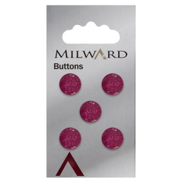 Milward Carded Buttons: 11mm - Pack of 5 - 00419A