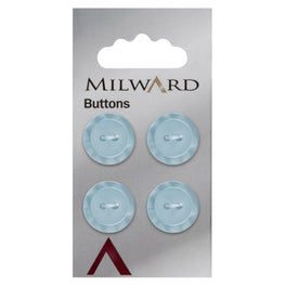 Milward Carded Buttons: 16mm - Pack of 4 - 00434