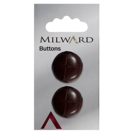 Milward Carded Buttons: 20mm - Pack of 2 - 00558