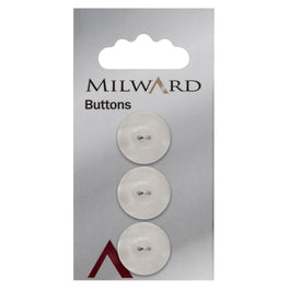 Milward Carded Buttons: 17mm - Pack of 3 - 00862A